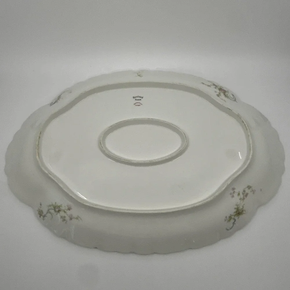 Antique Haviland of France Limoges 18 inch Serving Platter Victorian Style